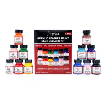 Angelus Acrylic Leather Paint - Best Sellers Kit
