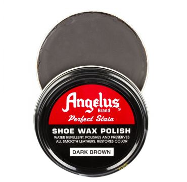 Angelus cera per scarpe marrone scuro 75 g