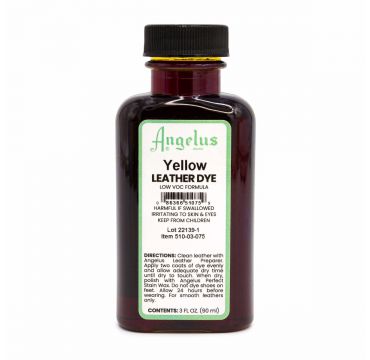 Angelus Low VOC Leather Dye Tintura per pelle Giallo 88ml