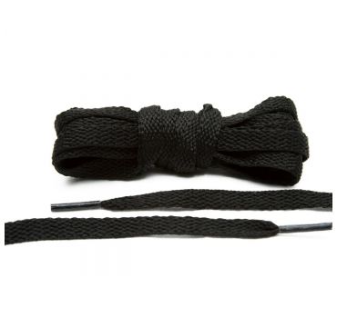 Laces black flat 