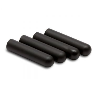 Metal aglets flat black bullet