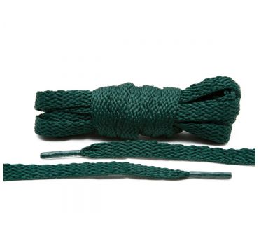 Laces dark green flat  