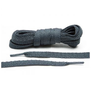 Laces dark grey flat 