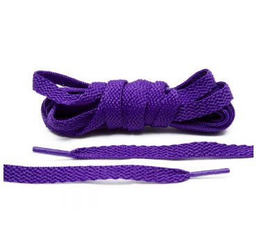 Laces purple flat 