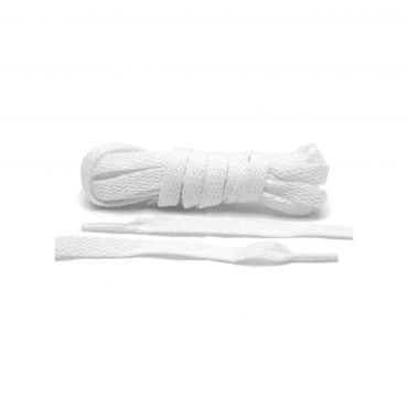 Laces white flat 